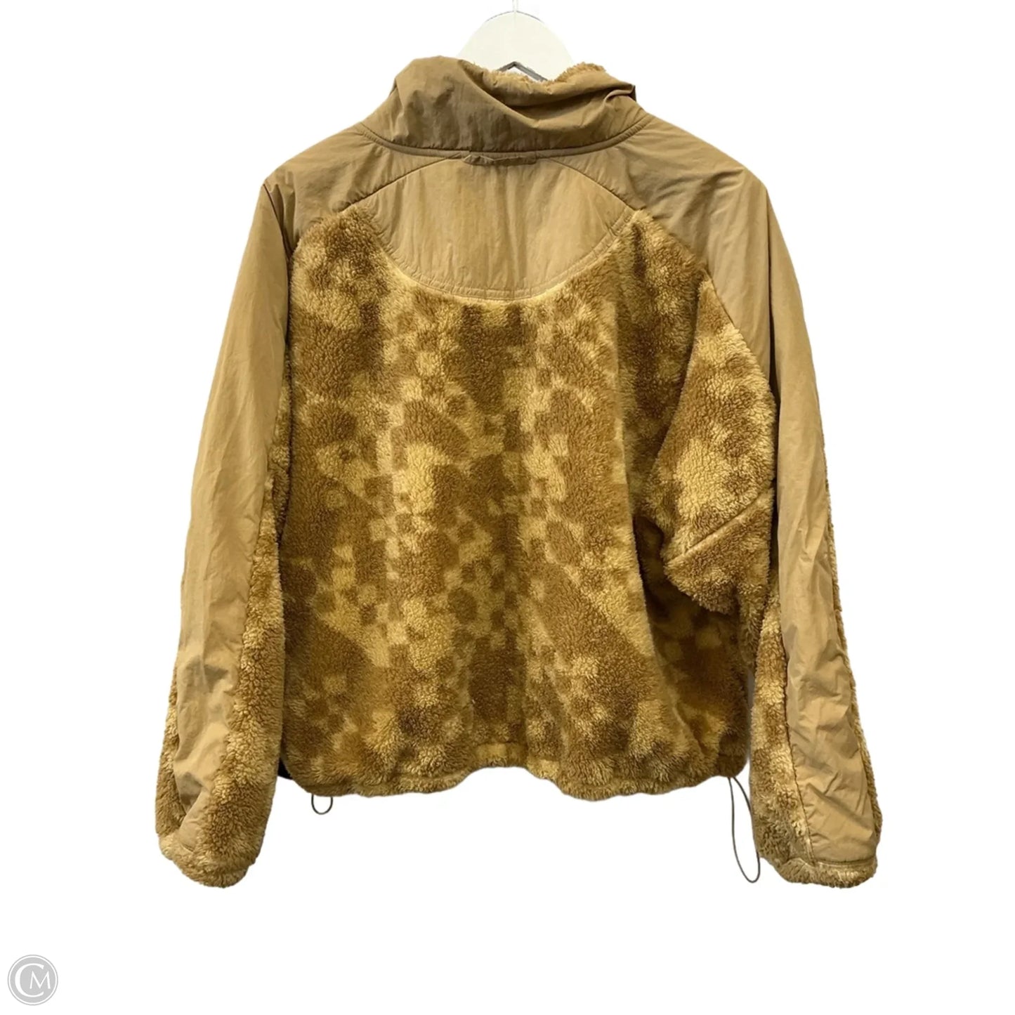 Jacket Fleece By Joy Lab In Brown, Size: L