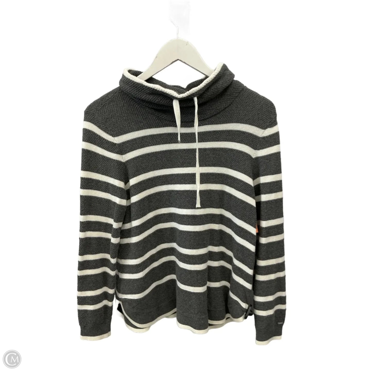Top Long Sleeve By Tommy Hilfiger In Grey, Size: M