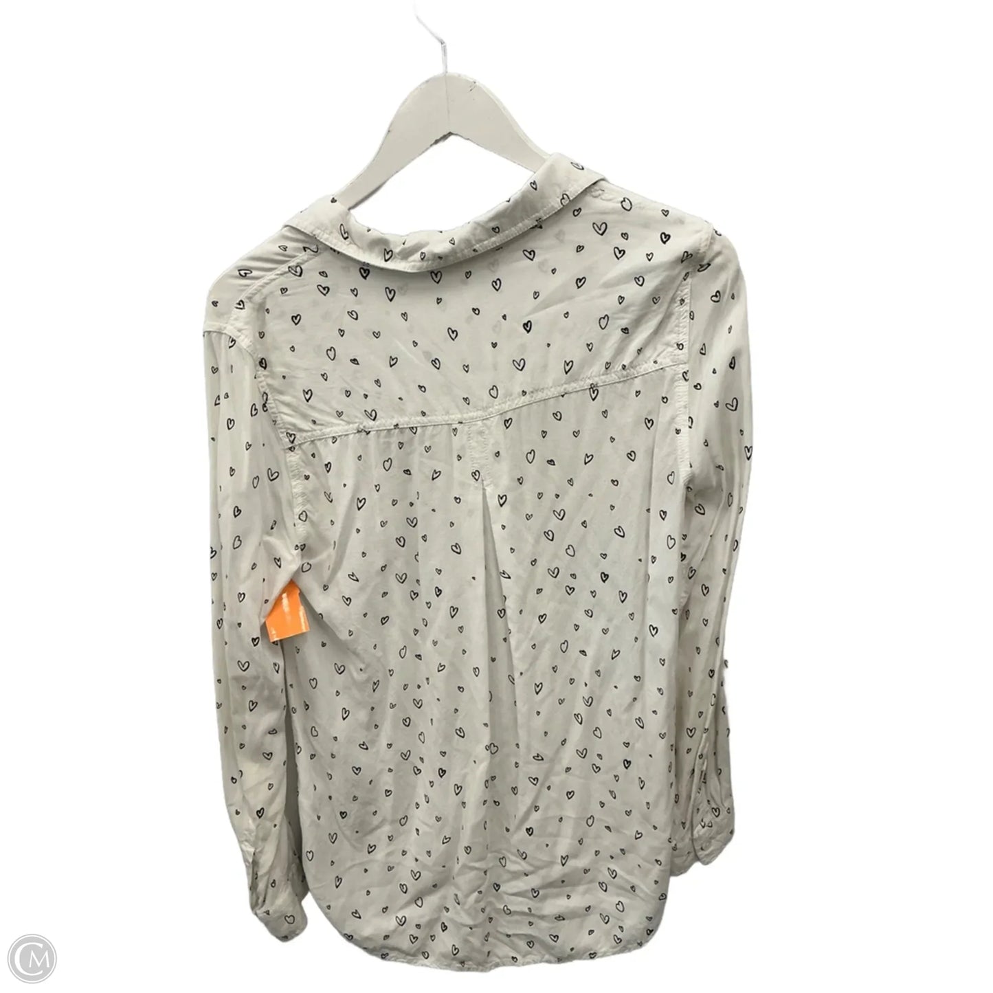 Top Long Sleeve By Beachlunchlounge In White, Size: S