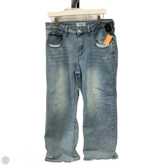 Jeans Wide Leg By Cme In Blue Denim, Size: 12