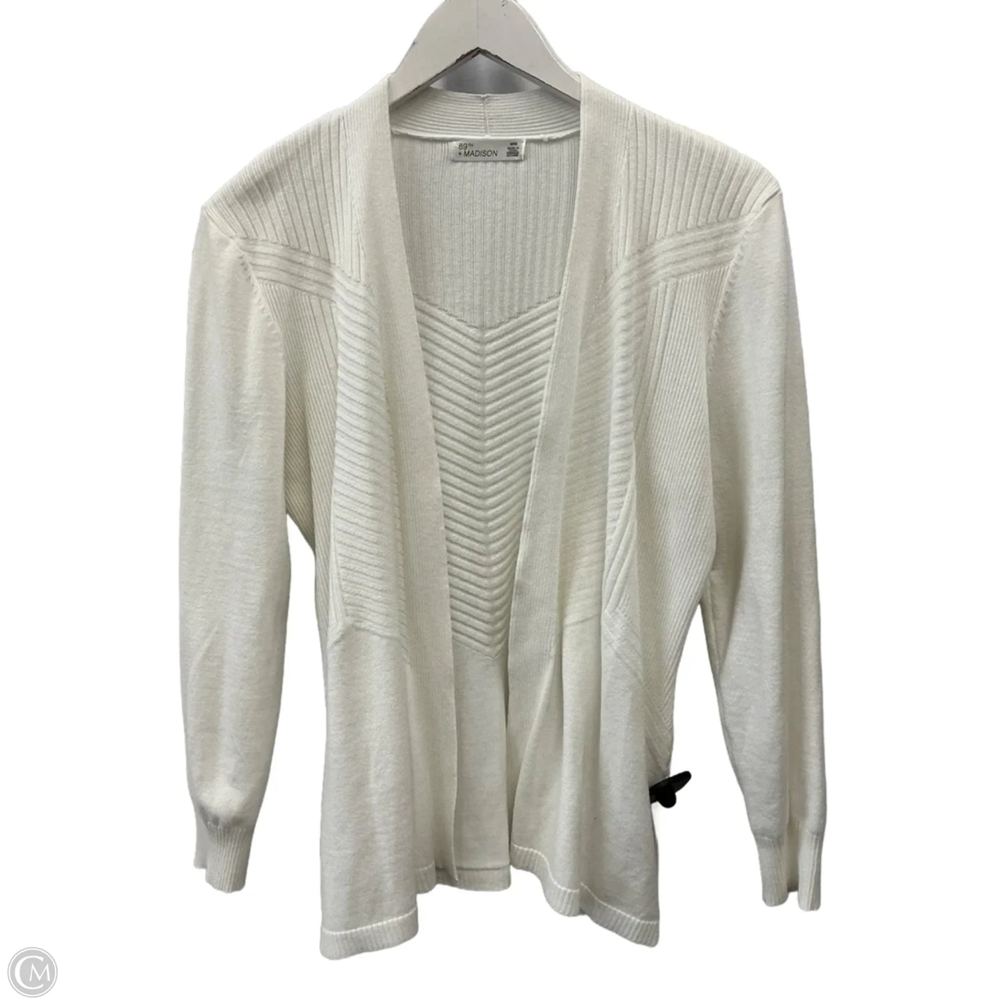 Sweater Cardigan By 89th And Madison In White, Size: M