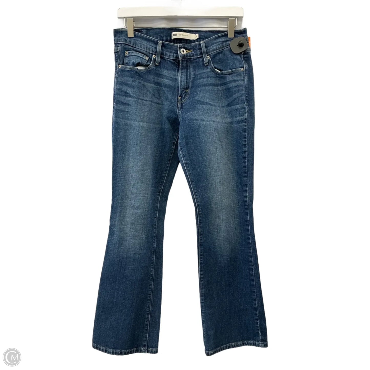 Jeans Boot Cut By Levis In Blue Denim, Size: 6