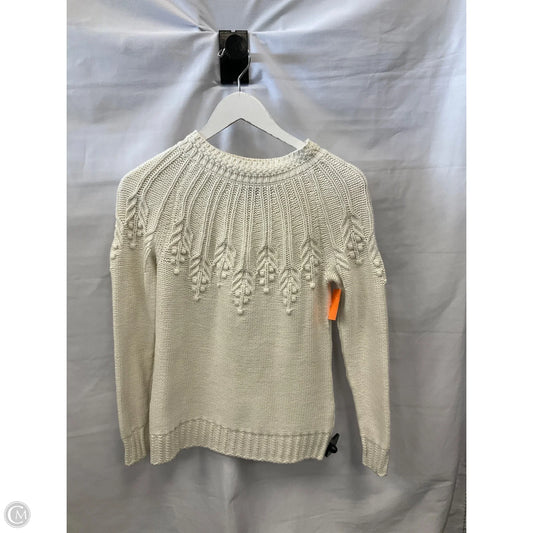 Sweater By Talbots In Ivory, Size: S