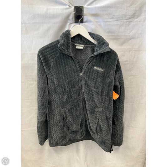 Jacket Fleece By Columbia In Grey, Size: S