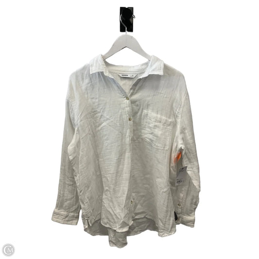 Top Long Sleeve By Sonoma In White, Size: Xl