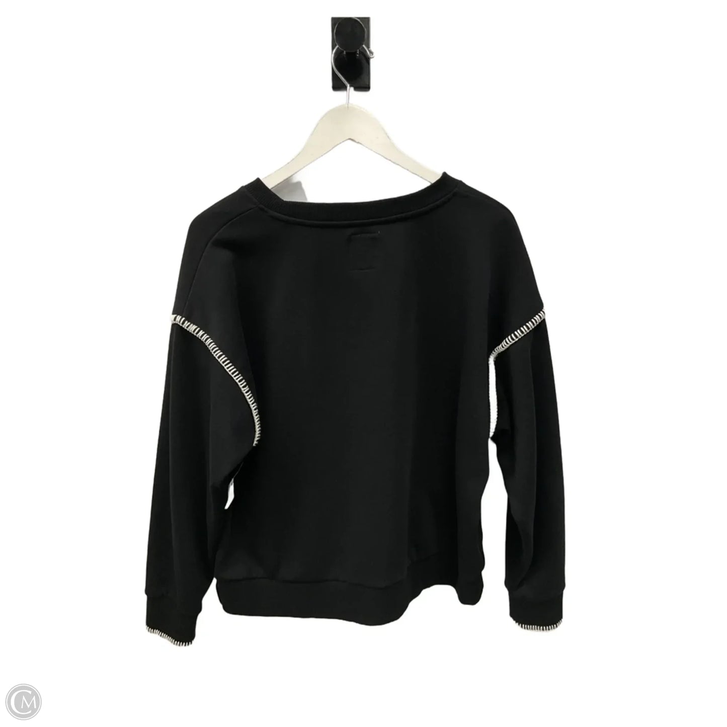 Sweatshirt Crewneck By C And C In Black, Size: L