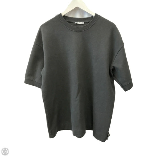 Top Short Sleeve By Zara In Black, Size: Xl