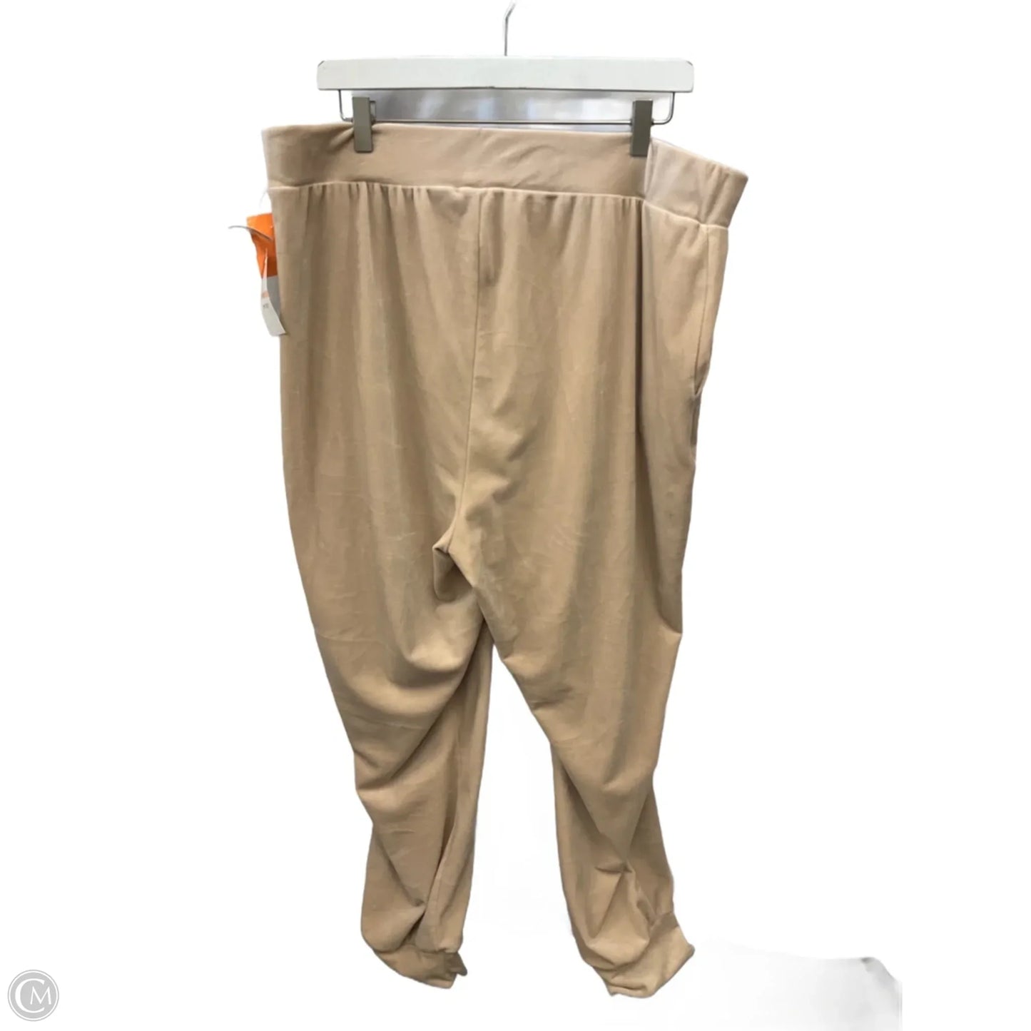 Lounge Set Pants By Cable And Gauge In Cream, Size: 2x