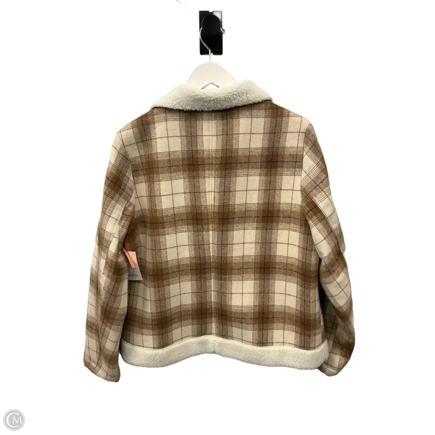 Jacket Faux Fur & Sherpa By Sonoma In Tan, Size: L