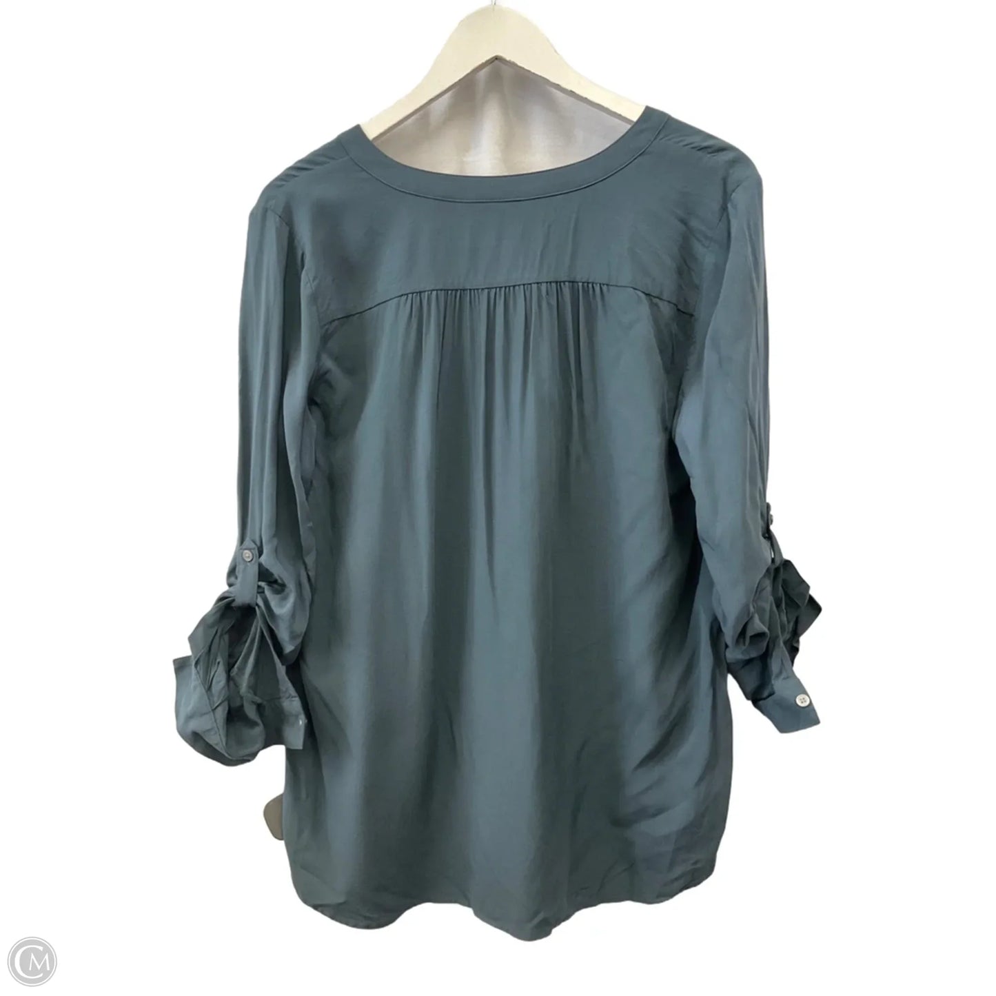 Top Long Sleeve By Loft In Grey, Size: M