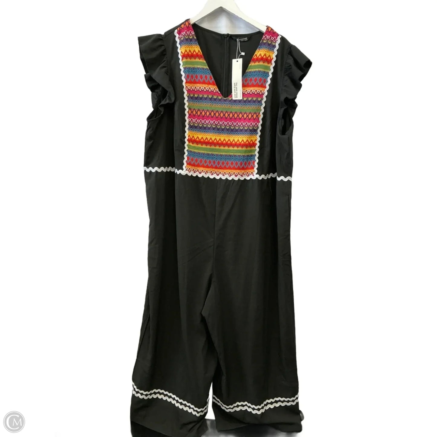 Jumpsuit By Bloomchic In Black, Size: 3x