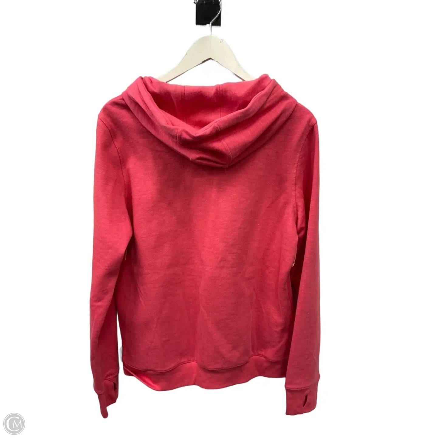 Athletic Sweatshirt Hoodie By Adidas In Coral, Size: Xl