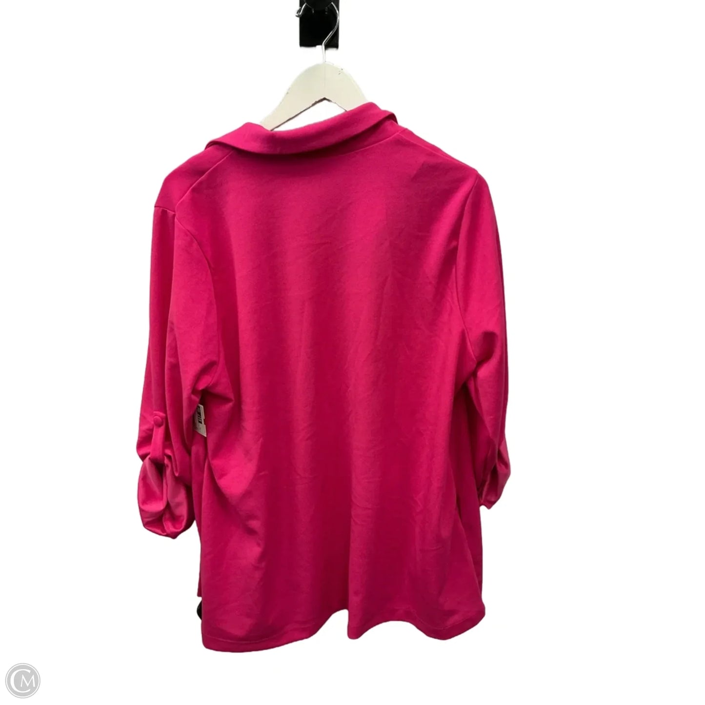 Cardigan By Andree By Unit In Pink, Size: 1x
