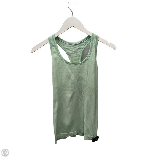 Athletic Tank Top By Lululemon In Green, Size: S