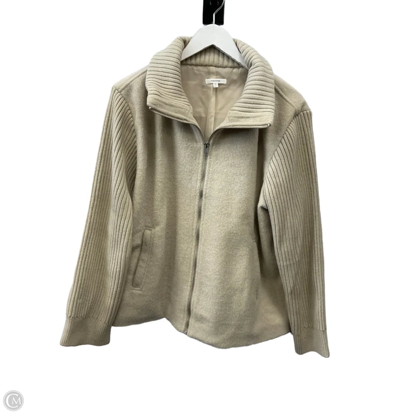 Jacket Other By Maurices In Cream, Size: Xl