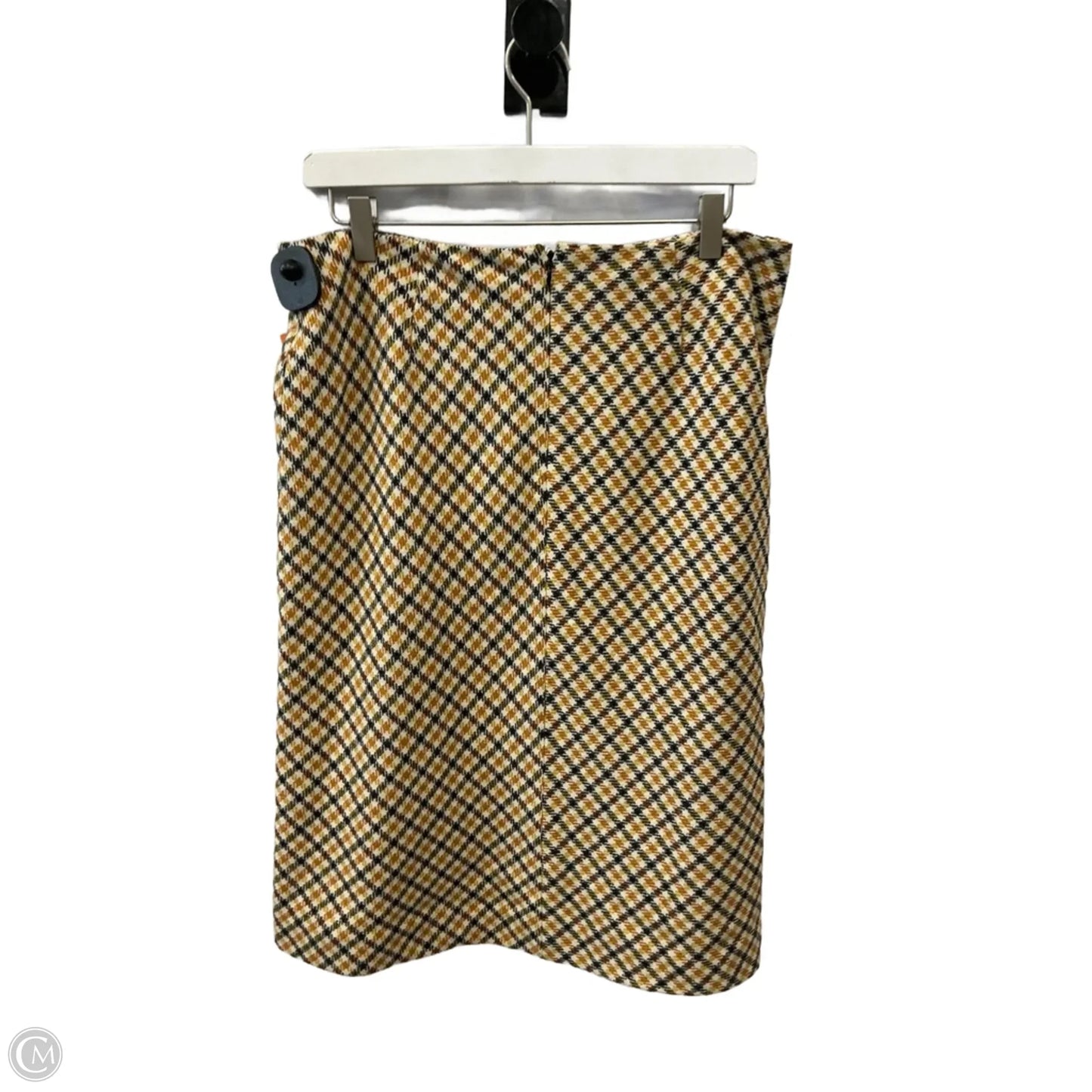 Skirt Midi By Talbots In Yellow, Size: 8