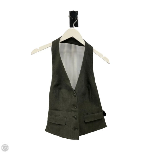 Vest Other By Express In Green, Size: S