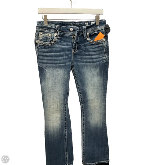 Jeans Boot Cut By Miss Me In Blue Denim, Size: 2