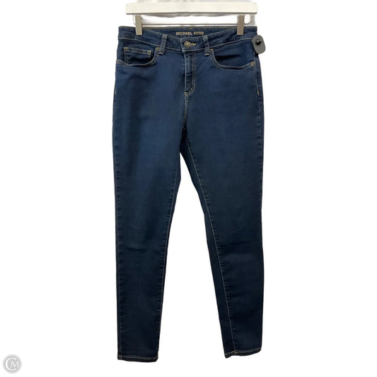 Jeans Skinny By Michael By Michael Kors In Blue Denim, Size: 8