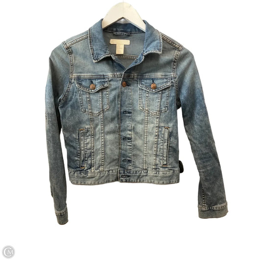 Jacket Denim By H&m In Blue Denim, Size: Xs