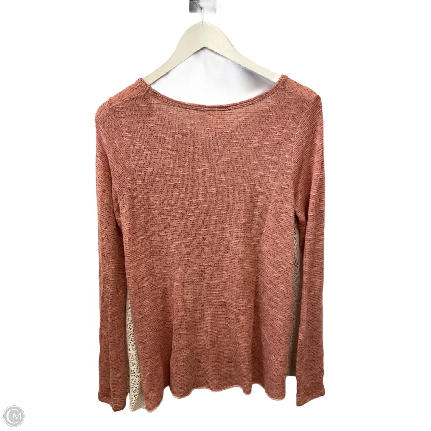 Top Long Sleeve By Mossimo In Coral, Size: M