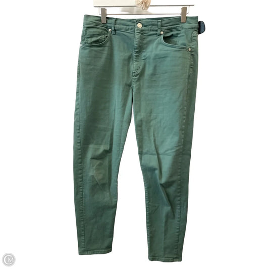 Jeans Skinny By Loft In Green, Size: 10