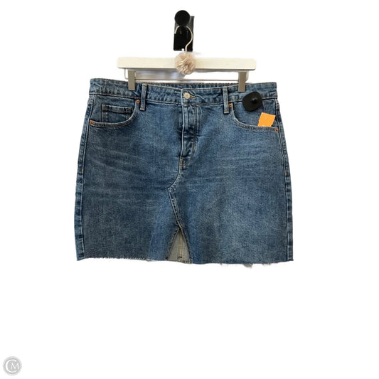 Skirt Mini & Short By Old Navy In Blue Denim, Size: 16