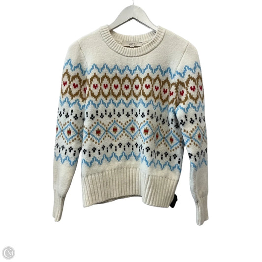Sweater By Loft In White, Size: M