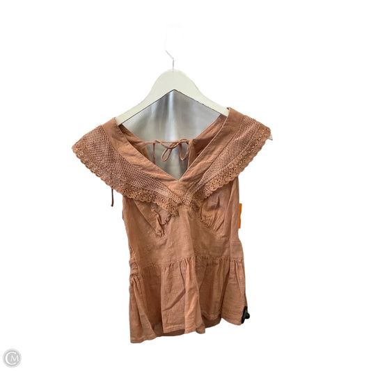 Top Long Sleeve By Old Navy In Peach, Size: S