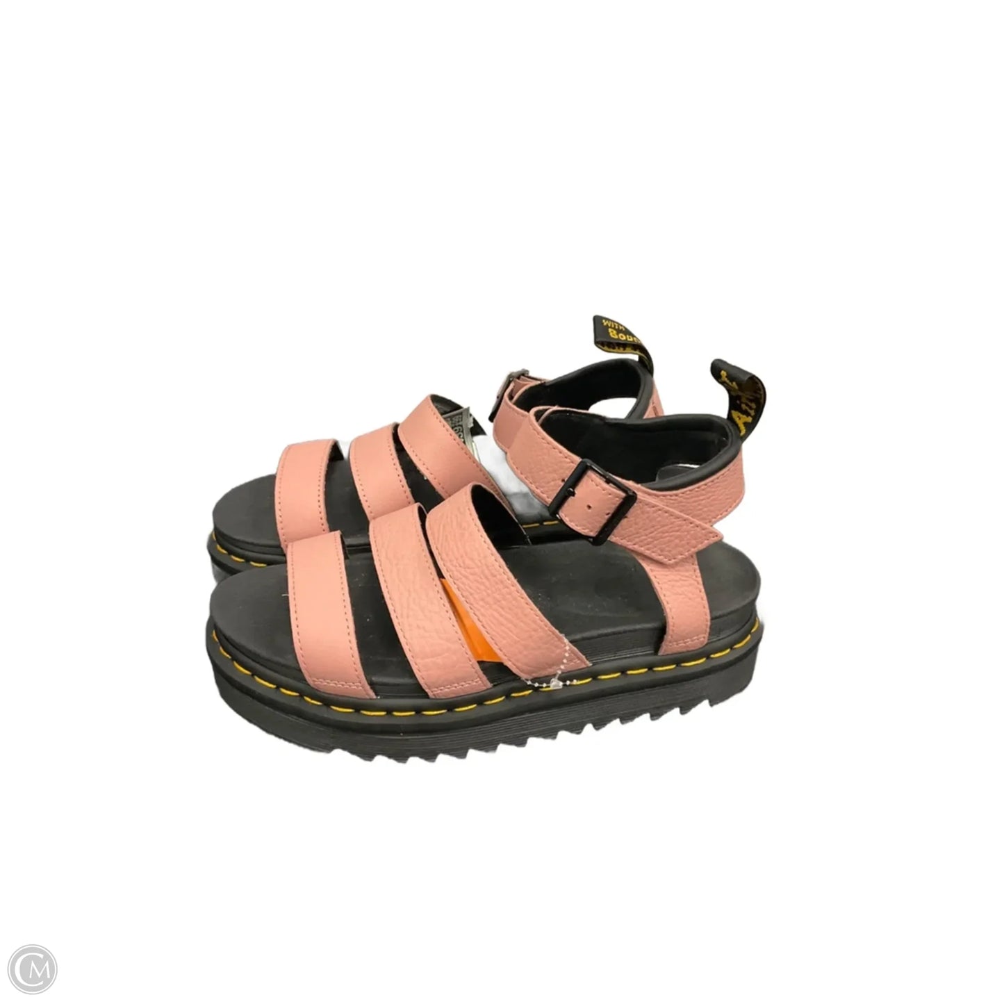 Sandals Heels Platform By Dr Martens In Mauve, Size: 8