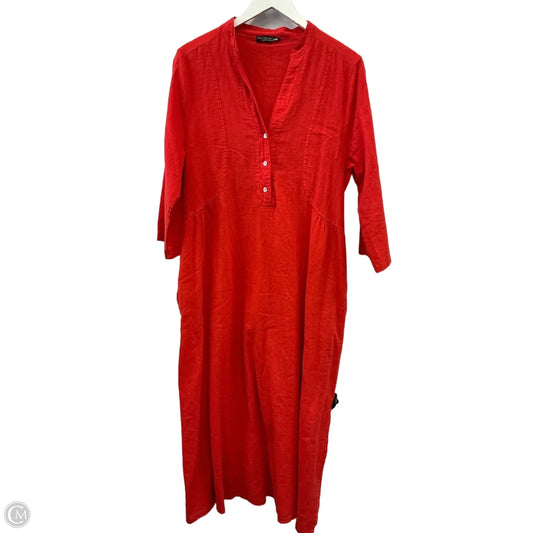 Dress Casual Maxi By Clothes Mentor In Orange, Size: Xl