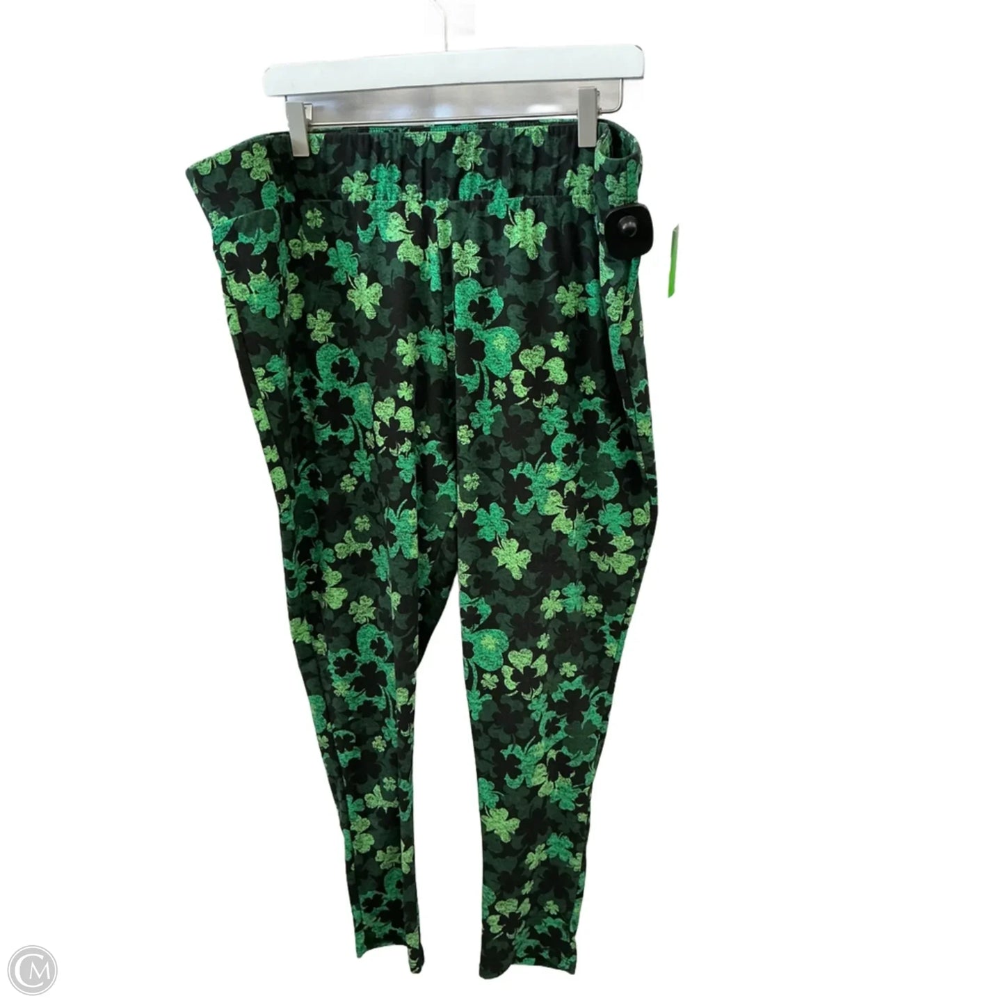 Pants Leggings By Cmf In Green, Size: 2x