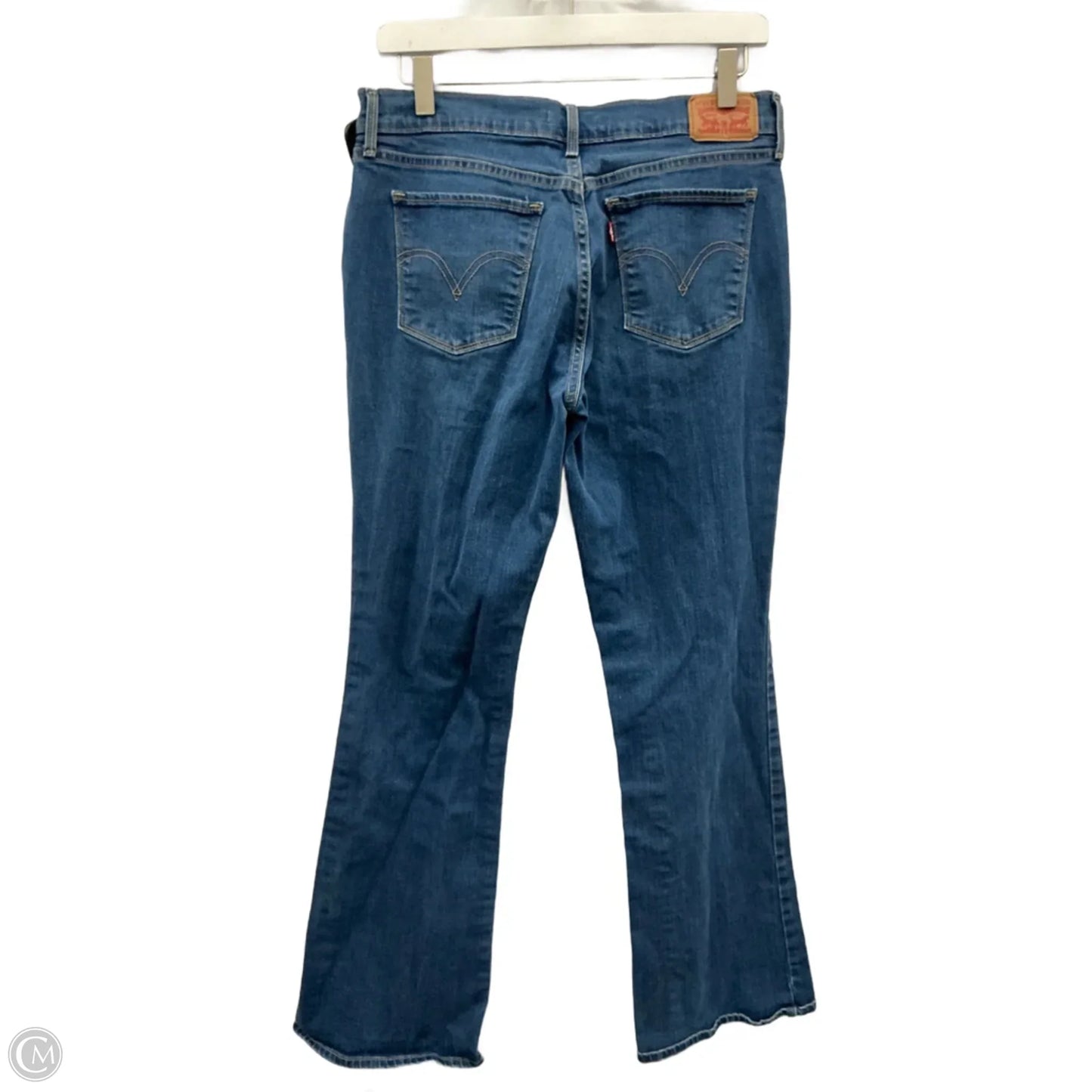 Jeans Boot Cut By Levis In Blue Denim, Size: 8