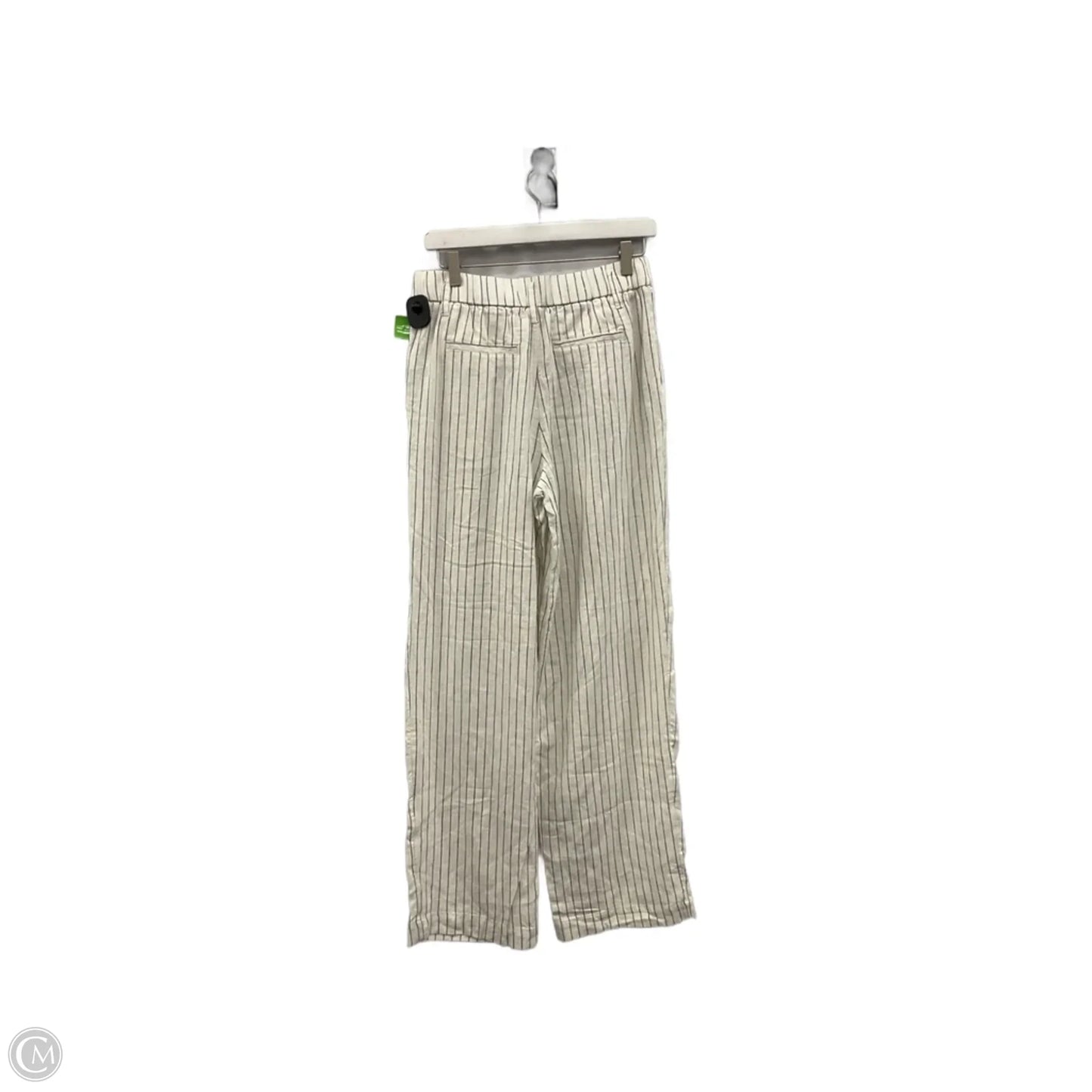 Pants Linen By A New Day In Striped Pattern, Size: 4