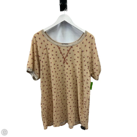 Top Short Sleeve By Heimish Usa In Orange, Size: 3x