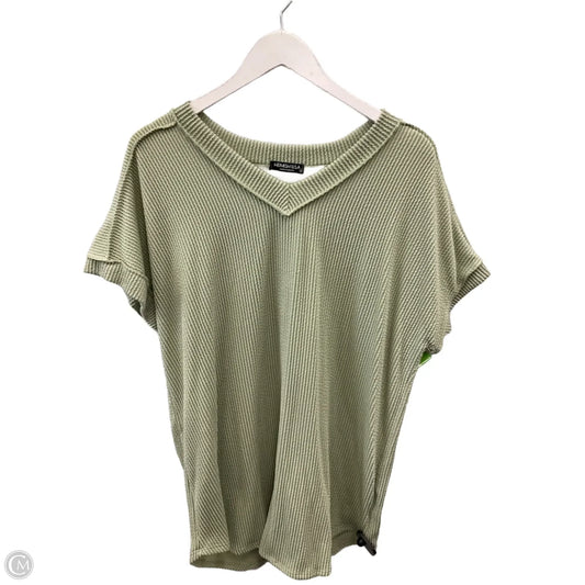 Top Short Sleeve By Heimish Usa In Green, Size: 3x