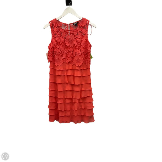 Dress Party Short By Sl Fashions In Orange, Size: 6