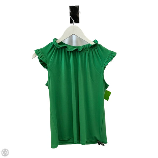 Top Sleeveless By Adrianna Papell In Green, Size: S