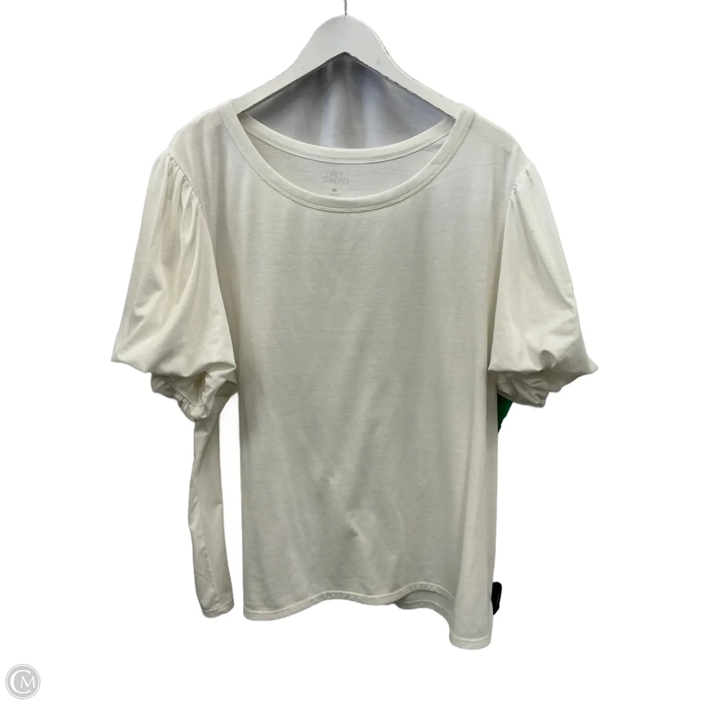 Top Short Sleeve By Daily Thread In White, Size: 2x
