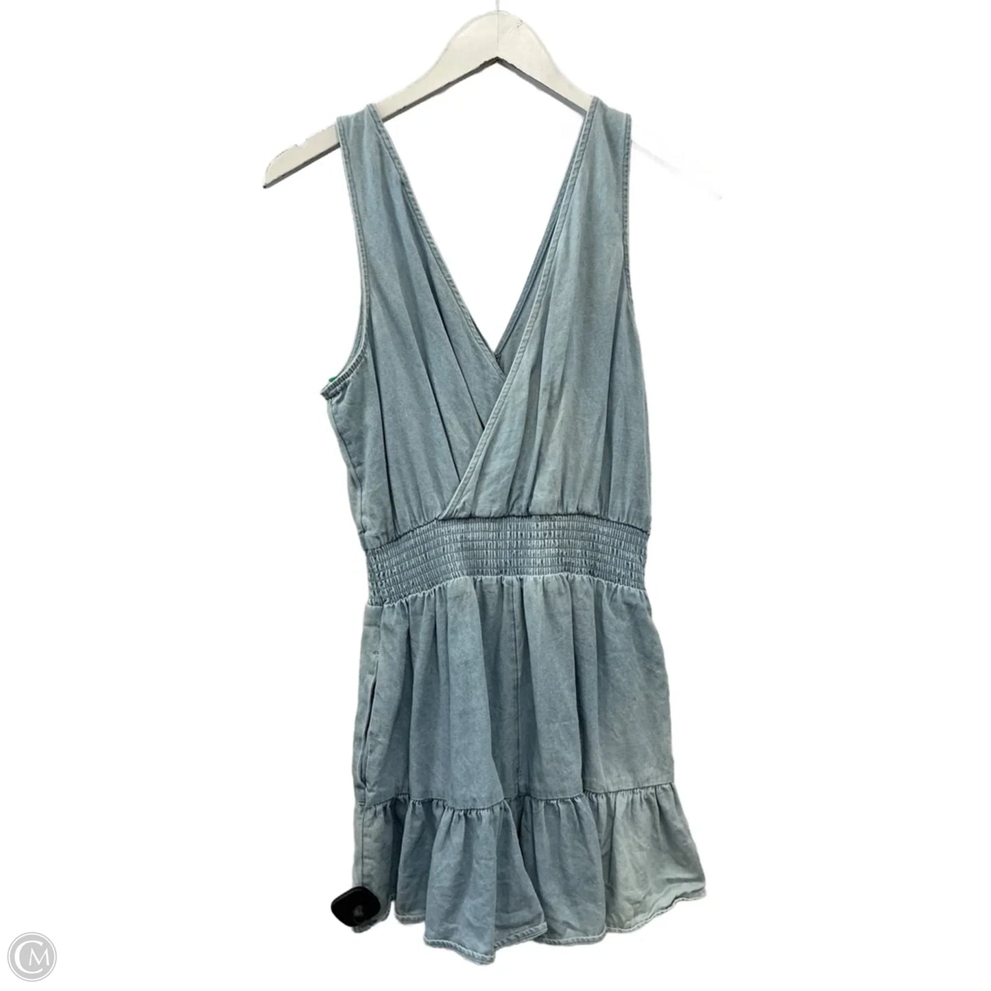 Romper By American Eagle In Blue Denim, Size: S