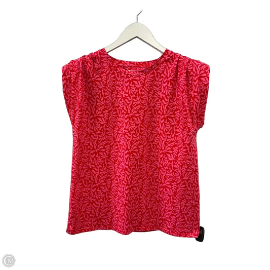 Top Short Sleeve By Chicos In Red, Size: S
