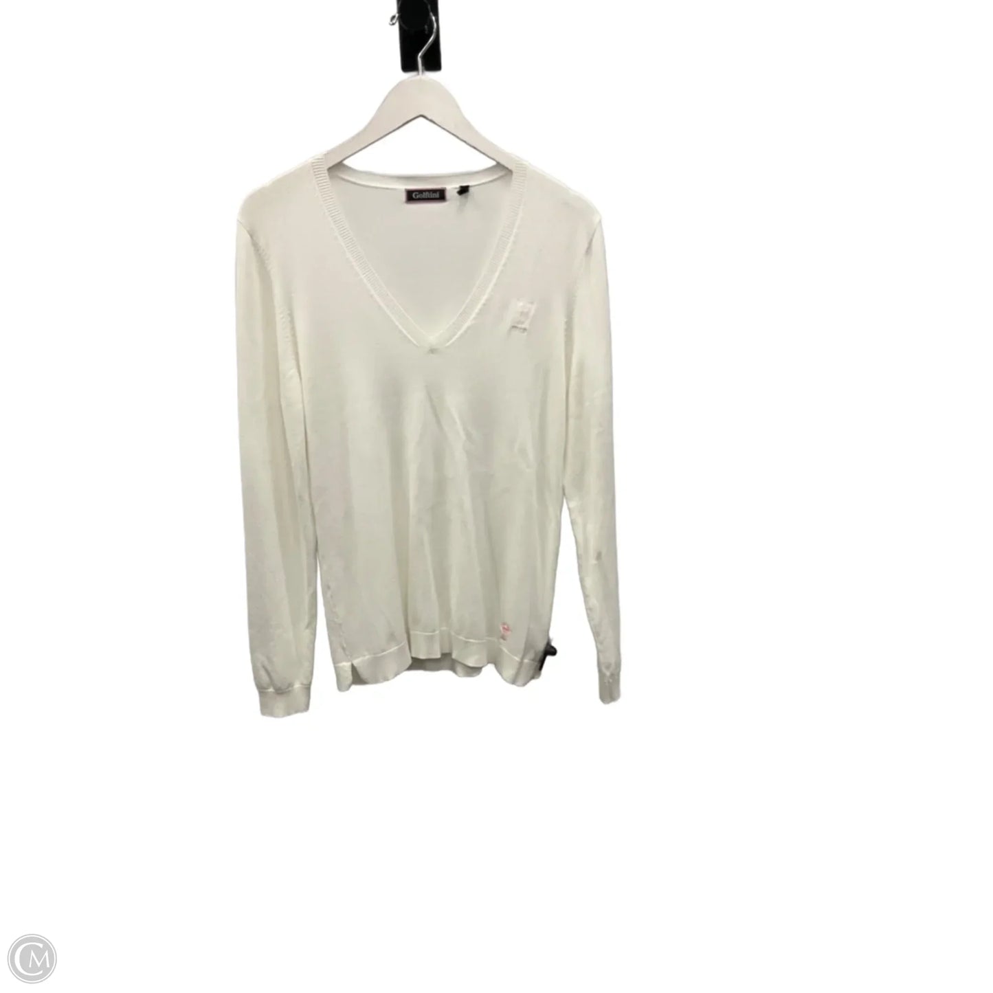 Sweater By Clothes Mentor In White, Size: M