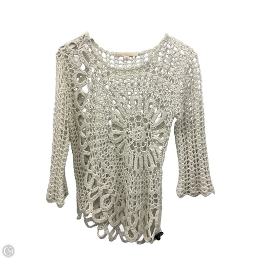 Top 3/4 Sleeve By Boston Proper In White, Size: Xs