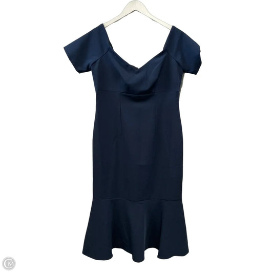 Dress Casual Midi By Maggy London In Navy, Size: M