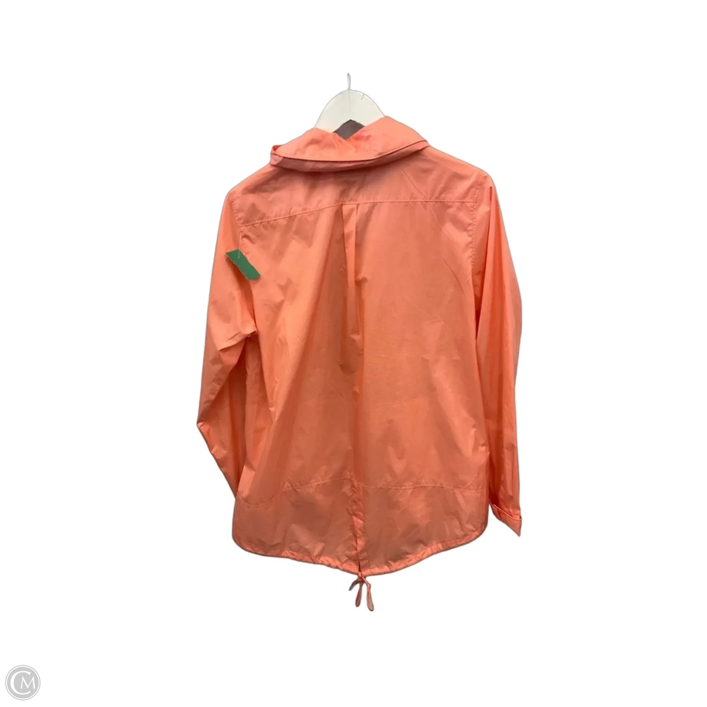 Jacket Windbreaker By Columbia In Orange, Size: M
