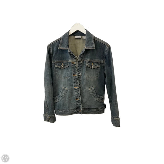 Jacket Denim By Chicos In Blue Denim, Size: Xs