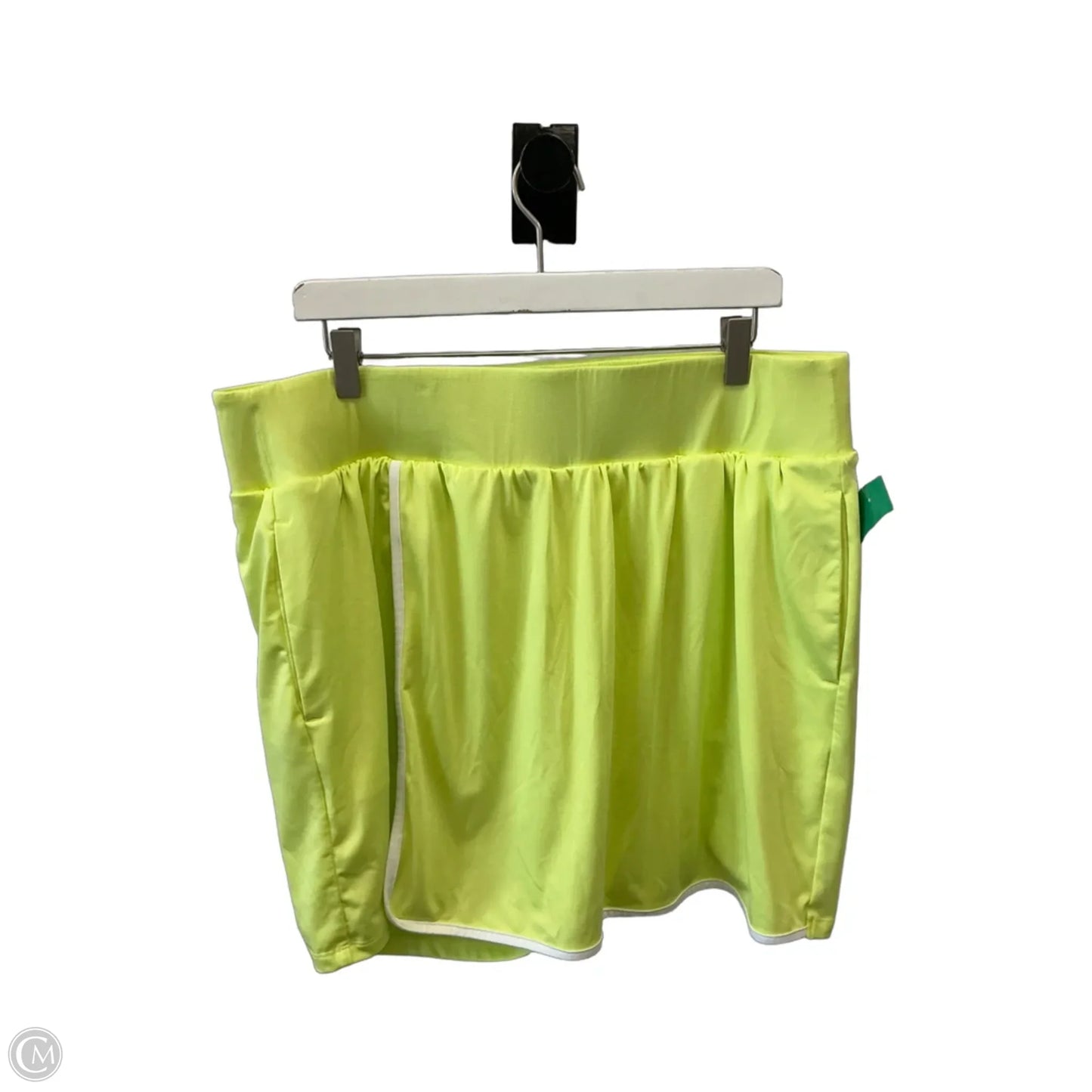 Athletic Skort By Livi Active In Yellow, Size: 1x