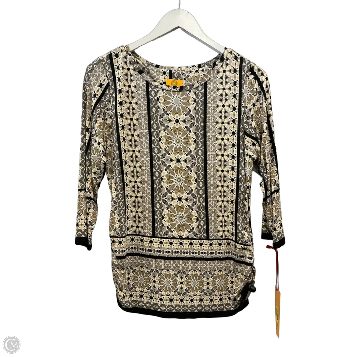 Top 3/4 Sleeve By Ruby Rd In Beige, Size: M