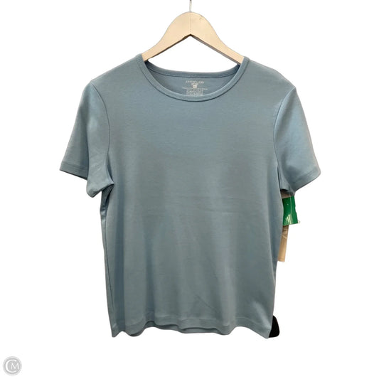 Top Short Sleeve Basic By Jones New York In Blue, Size: M
