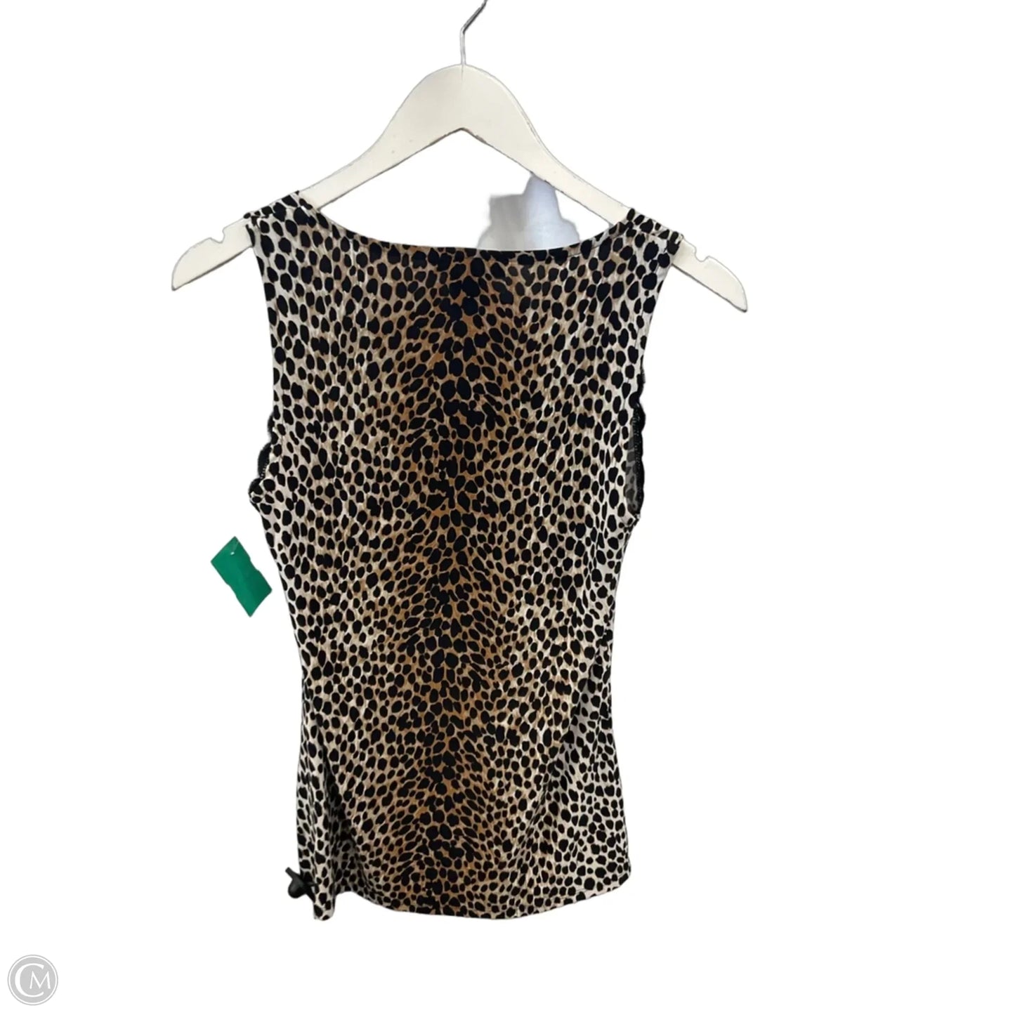 Top Sleeveless By White House Black Market In Animal Print, Size: Xs